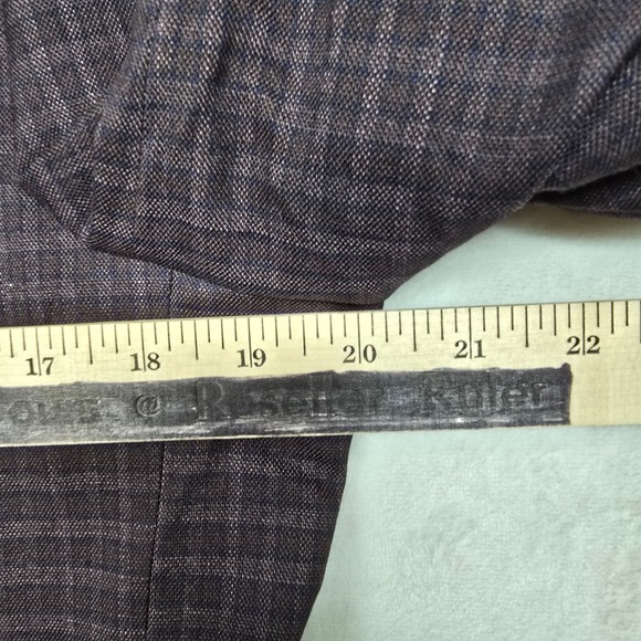 Tommy Hilfiger Conrad Sport Coat Mens 38R 38 Purple Plaid Flex Blazer $295 NEW - Picture 11 of 12